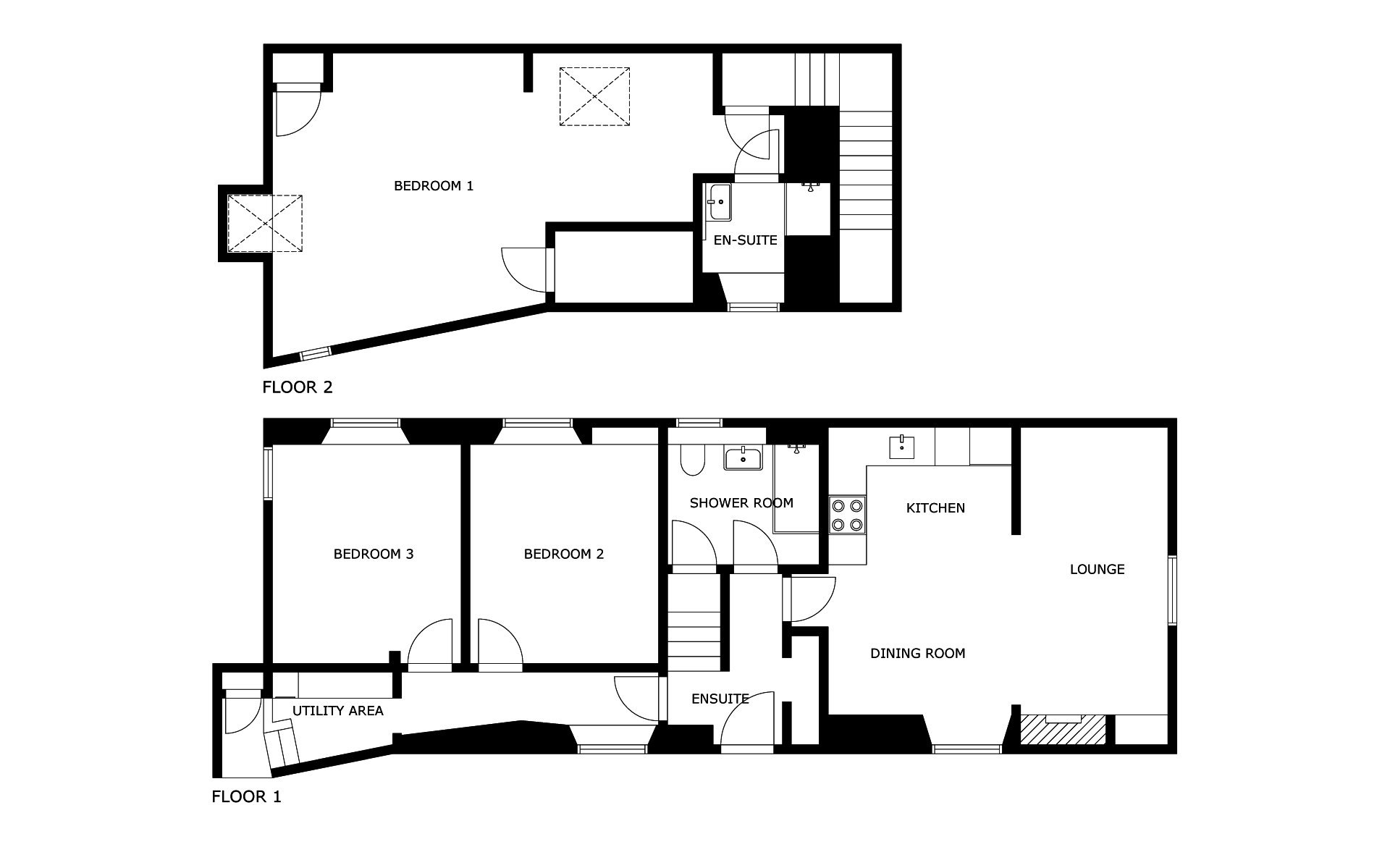 Ledgers Cottage floor plan Ledgers Cottage floor plan