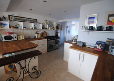The well-equipped kitchen has everything you need for a self catering stay.