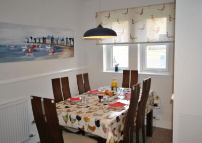 Dining area within kitchen