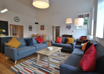 The accommodation allows guests to be together yet have their own space