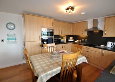 The dining kitchen has everything needed for a self-catering stay